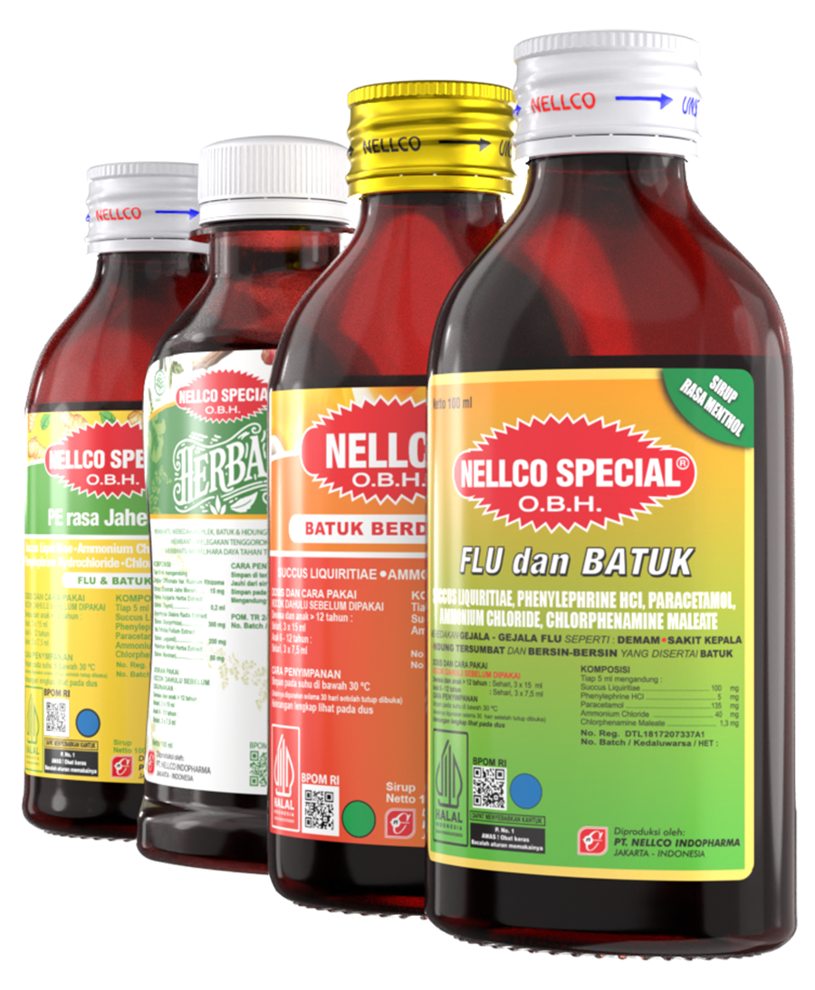 Produk sirup obat batuk Nellco